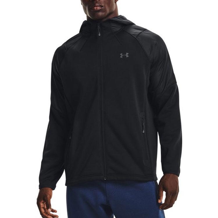 Under Armour Chaqueta Deportiva con Capucha ColdGear Hombre Chaquetas Negro 1357475-002