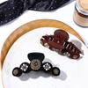 Baroque Hair Clip Winter Pearl Hairgrip Korean Ponytail Holder Women Hair Claws Crystal Shark Clip