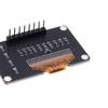 0.96-Inch Oled Display Screen White/Blue 12864 Screen Module With Matrix 4 Key Interfaces Keyboard Iic Ssd1315