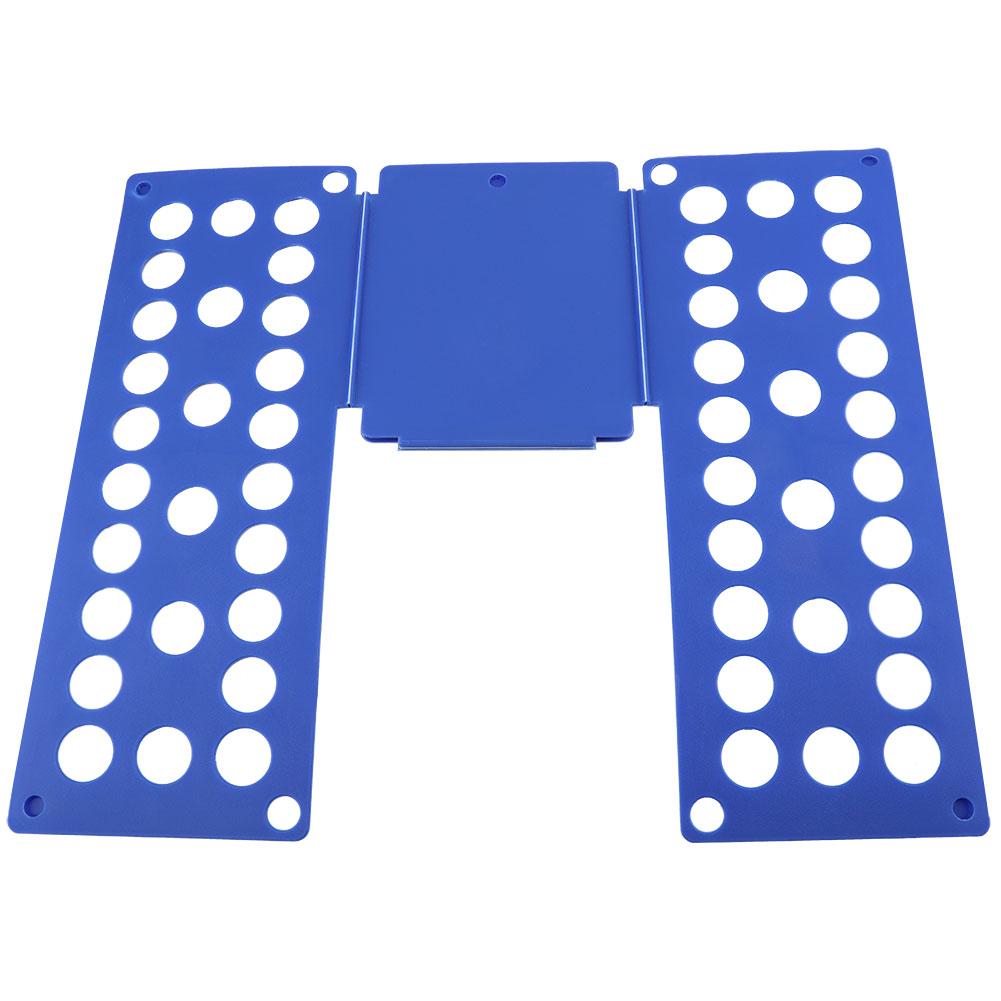 

Clothes Organizer Closet Bundled Shirt Folding Board Fold Pants Adult Child Kid Sizes(Blue) синий