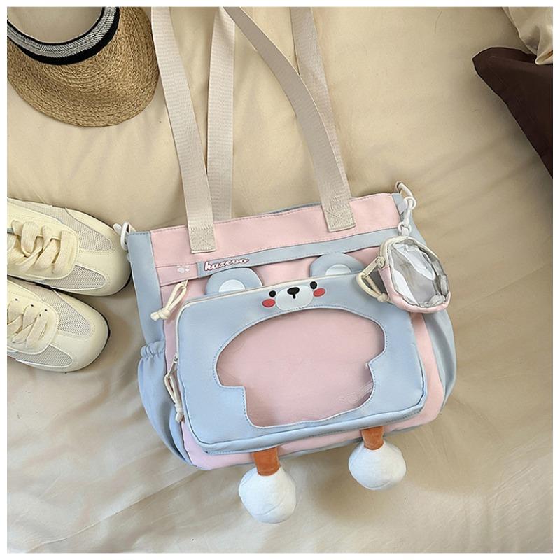 The new schoolbag is fresh and sweet, and the candy color is light and large-capacity make-up bag for junior high school students.