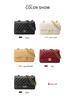 Classic Diamond Pattern Crossbody Bag - Small Fragrance Style Women's Texture Bag