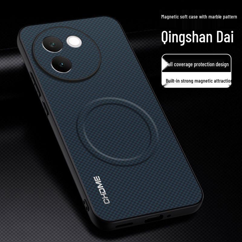 

Vivo V30e Full-Cover Anti-Drop Protective Case with Magnetic Buckle and Marked Texture - High-End, Fashionable, and Simple Design. vivoV30e