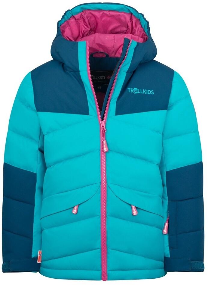 Jacket Trollkids Narvik Jacket Pro Synthetic Jacket Turquoise Blue Pink