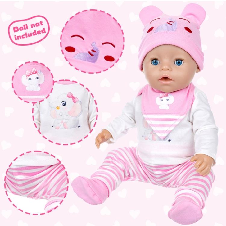 18Inch Doll Fashion Outfit with Quality Tailoring Doll Clothing Set Encourages Creative Costume Styling for Toddler Fun