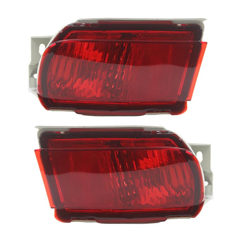 Pair Left&Right Rear Fog Lamp For Toyota Land Cruiser Prado 150 Series 2010 2011 2012-2015 Rear Bumper Signal Light Reflector