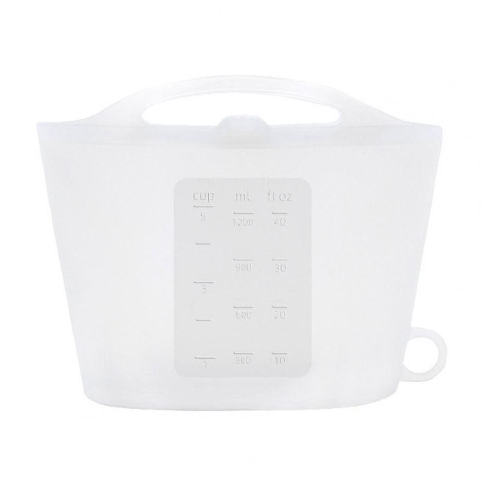 Food-grade Silicone Fresh-keeping Bag 1000/1200ml Cooler Bags Freezer Bag Food Storage Bag  Picnic