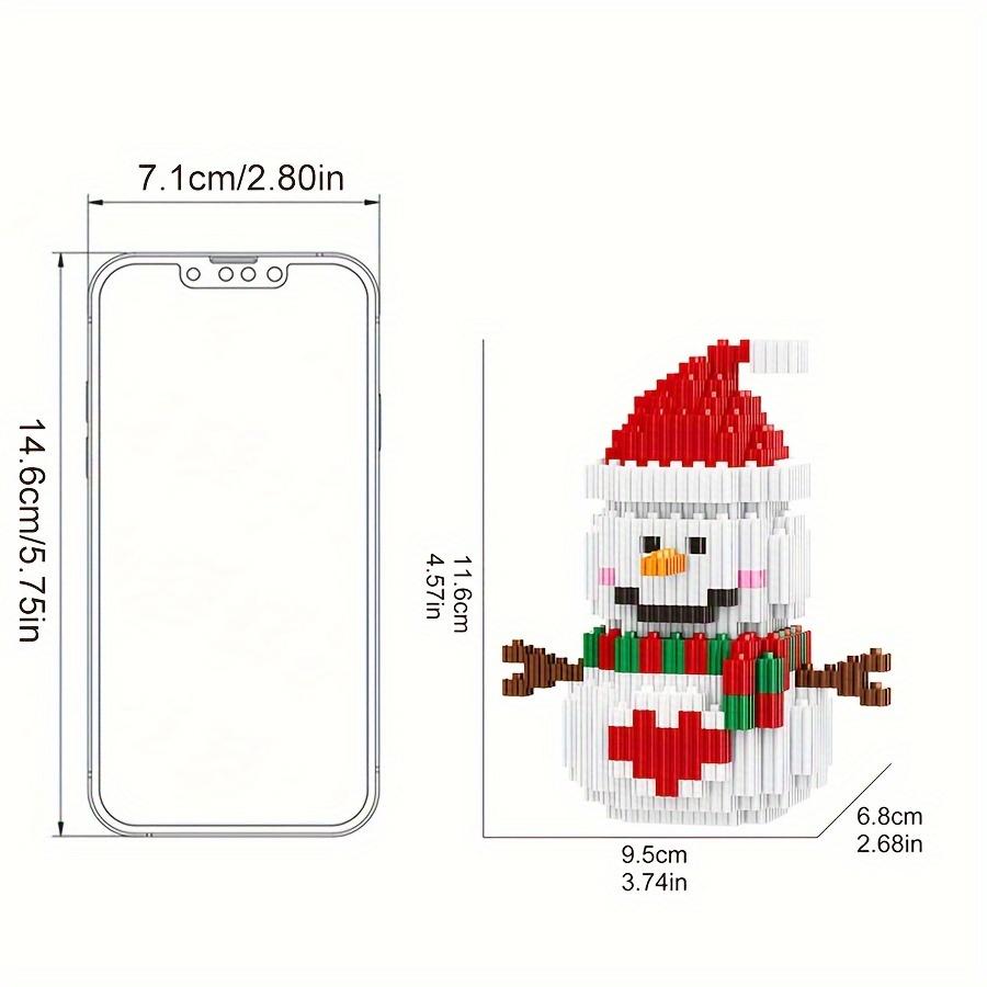 6-in-1 Christmas Block Set - Santa, Snowman, Tree and House - Perfect for Holiday Decorations and Halloween!