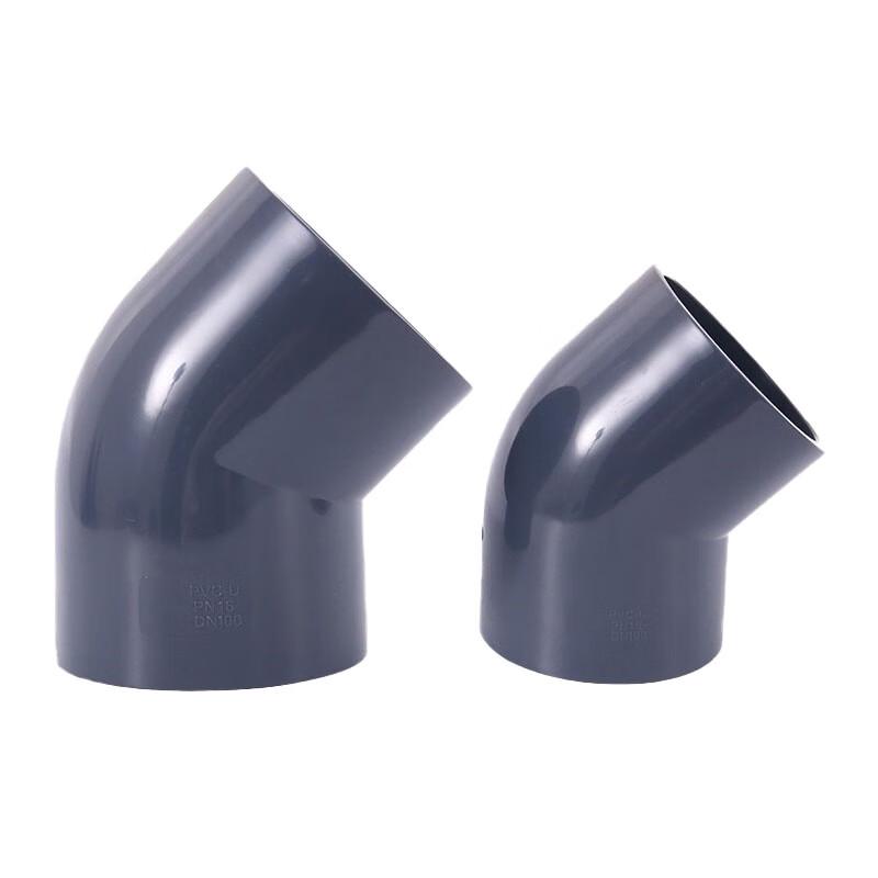UPVC Water Supply 45-Degree Elbow Fitting
