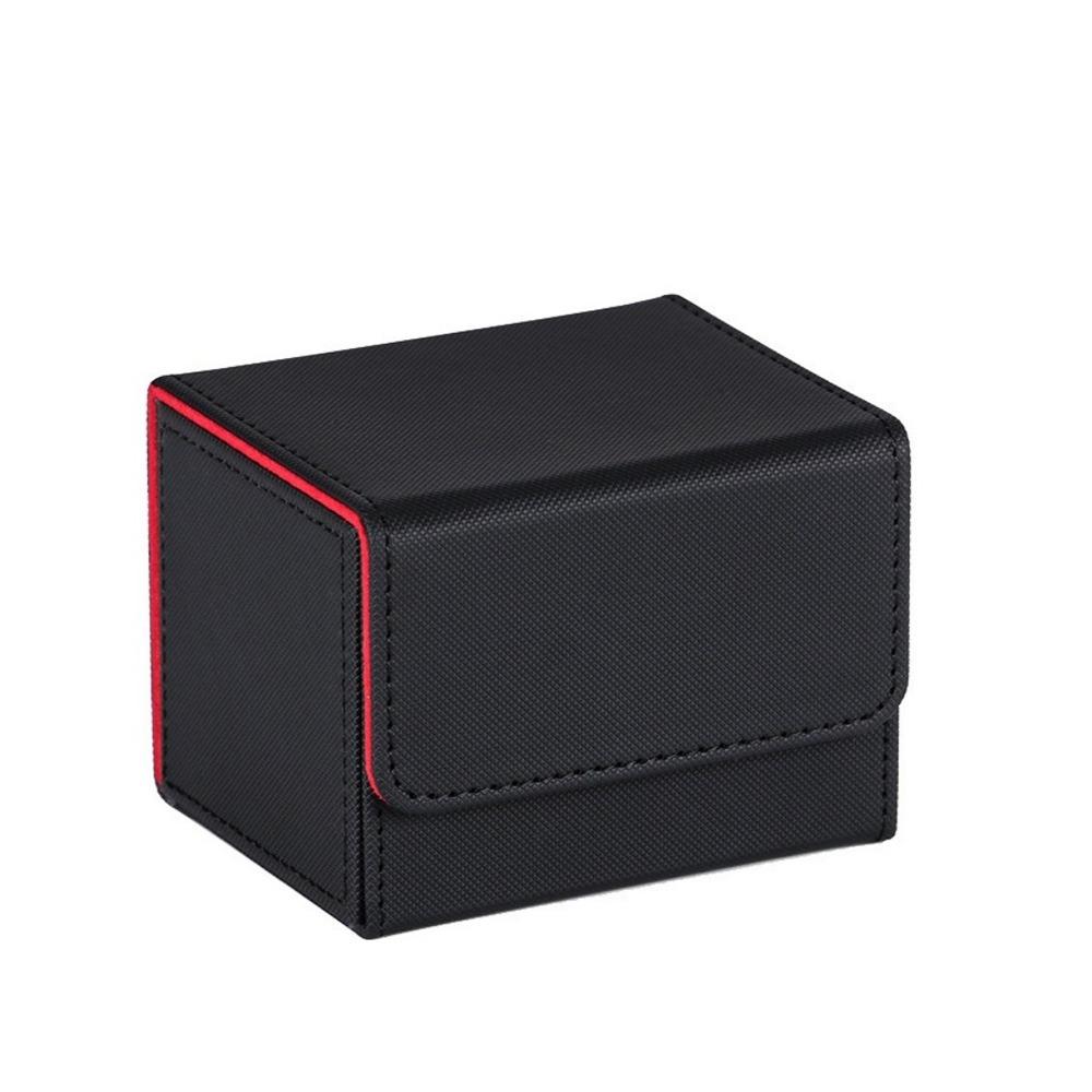 Fit 100 Single Sleeved Trading Card Deck Box Flip Cover Game Card Cases  Gathering Card