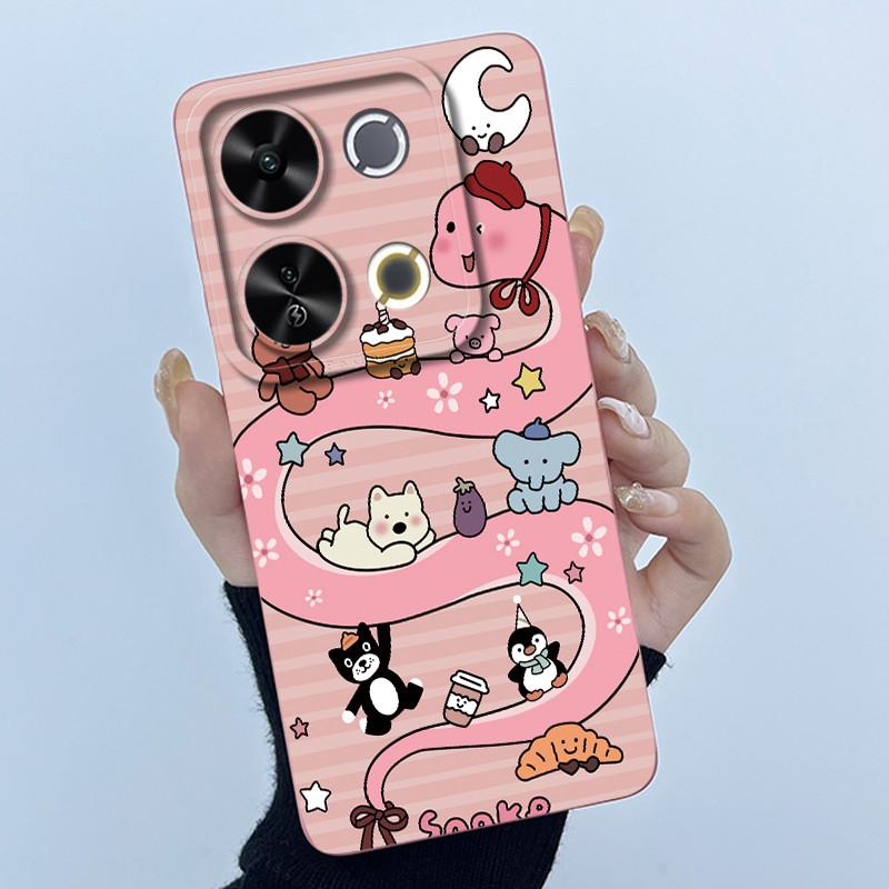 For Itel P65 P671L Etui Fashion Simplicity Oil Painting Floral Protective Phone Case For ItelP65 P 65 Coque Soft Silicone Covers