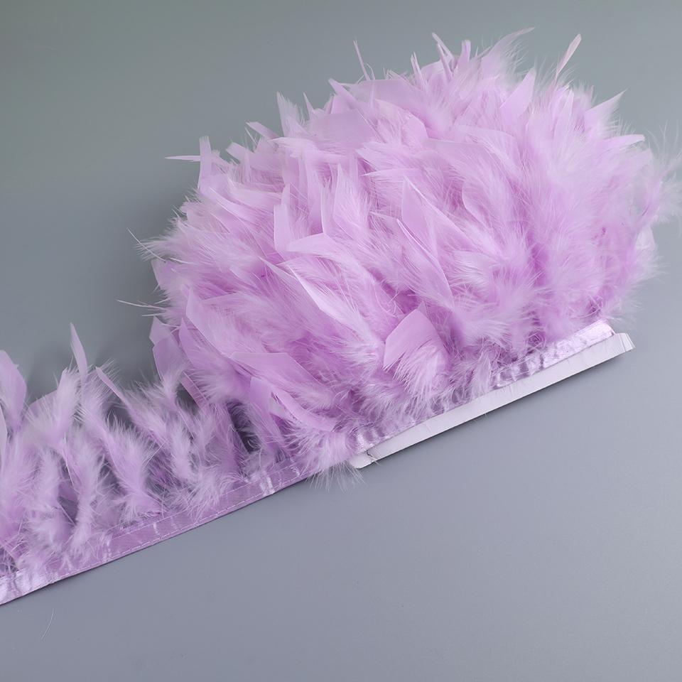 Feather10-15cm Marabou Feathers Trim DIY Wedding Turkey Feather Ribbon Crafts Sewing Clothing Party Plume Handmade Home Decor