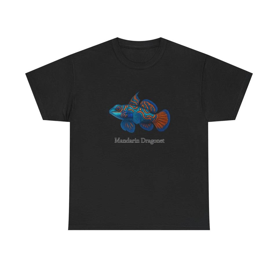 Unisex Adult T Shirt Mandarin Dragonet Reef Jewel Art S