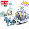 Hot Pink Girls Friendship Tree House Villa Castle Building Blocks Classic Friends Girl's Model Figures Toys For Kids Bricks Gift