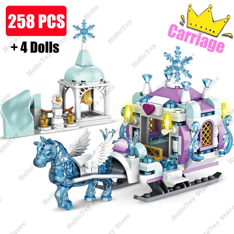 Hot Pink Girls Friendship Tree House Villa Castle Building Blocks Classic Friends Girl's Model Figures Toys For Kids Bricks Gift