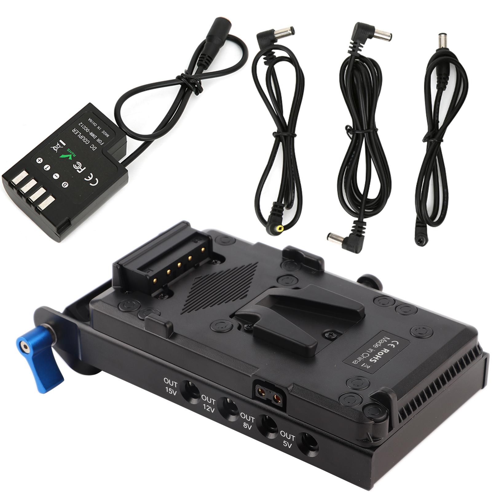 

Полное декодирование DCC12(DMWBLF19) Адаптер для крепления батареи Virtual V Mount с зажимом для стержня с двумя отверстиями 15 мм для