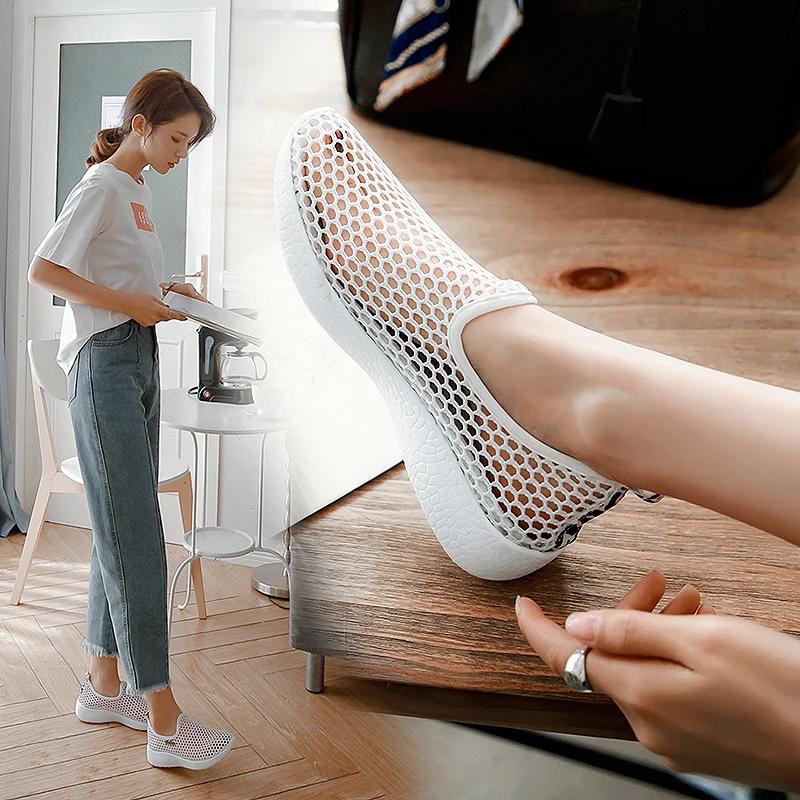 Fashion Hot Season Female Sandals 2025 Mesh Breathable Women Shoes Fashion Sports Shoes Soft Comfortable Women Shoes Zapatos De Mujer