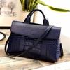 Leather Crocodile Pattern Handbag Large Capacity Women's Bag European and American Fashion Versatile Crossbody Single Shoulder Women's Bag