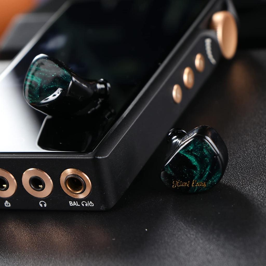 LINSOUL Kiwi Ears Cadenza 10mm Beryllium Dynamic HiFi Earphones In-Ear (Green)