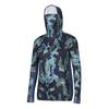 Men's Camouflage Quick-Dry Mesh Fishing Hoodie with Sun Protection Mask