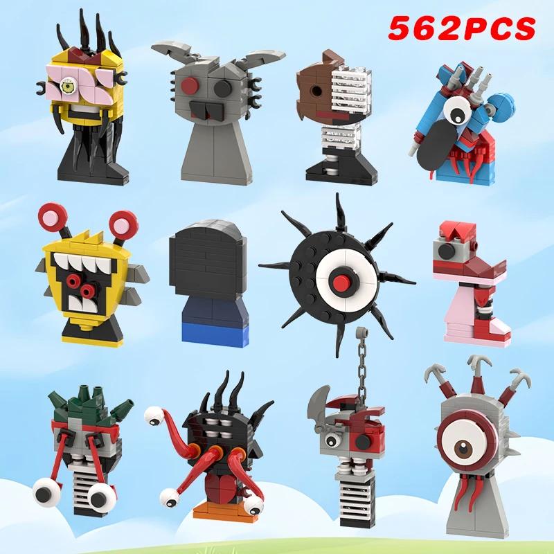 New I Sprunki Figures Building Blocks Dark Horror Sprunki Toy Set Simon Wenda Figure Construction Toy Xmas Easter Gift