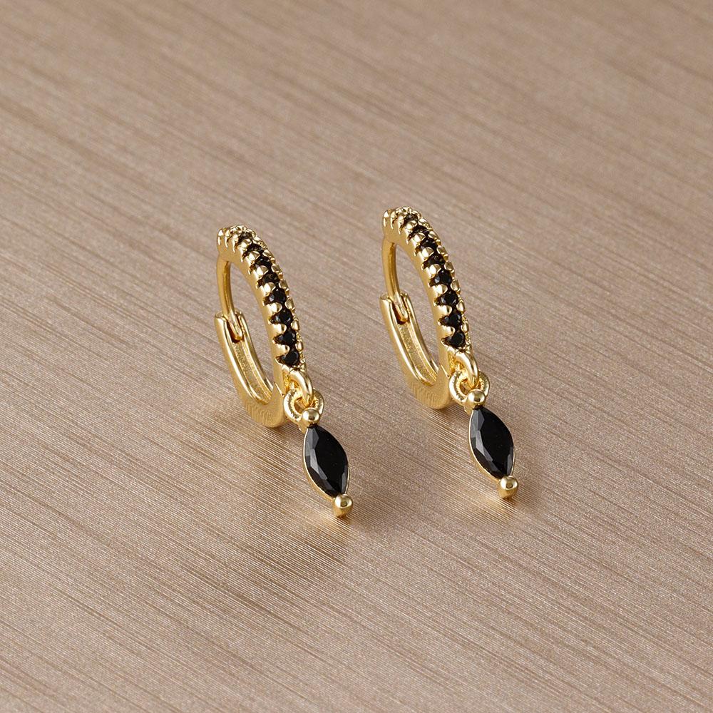 

3PCS Fashion Horse eyes Zircon Dangle Earrings For Women Stainless Steel Pendant Ear Piercing Earring Trendy Jewelry aretes