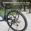 Universal Bike Cargo Rack with Mounting Hardware Sturdy Rear Carrier