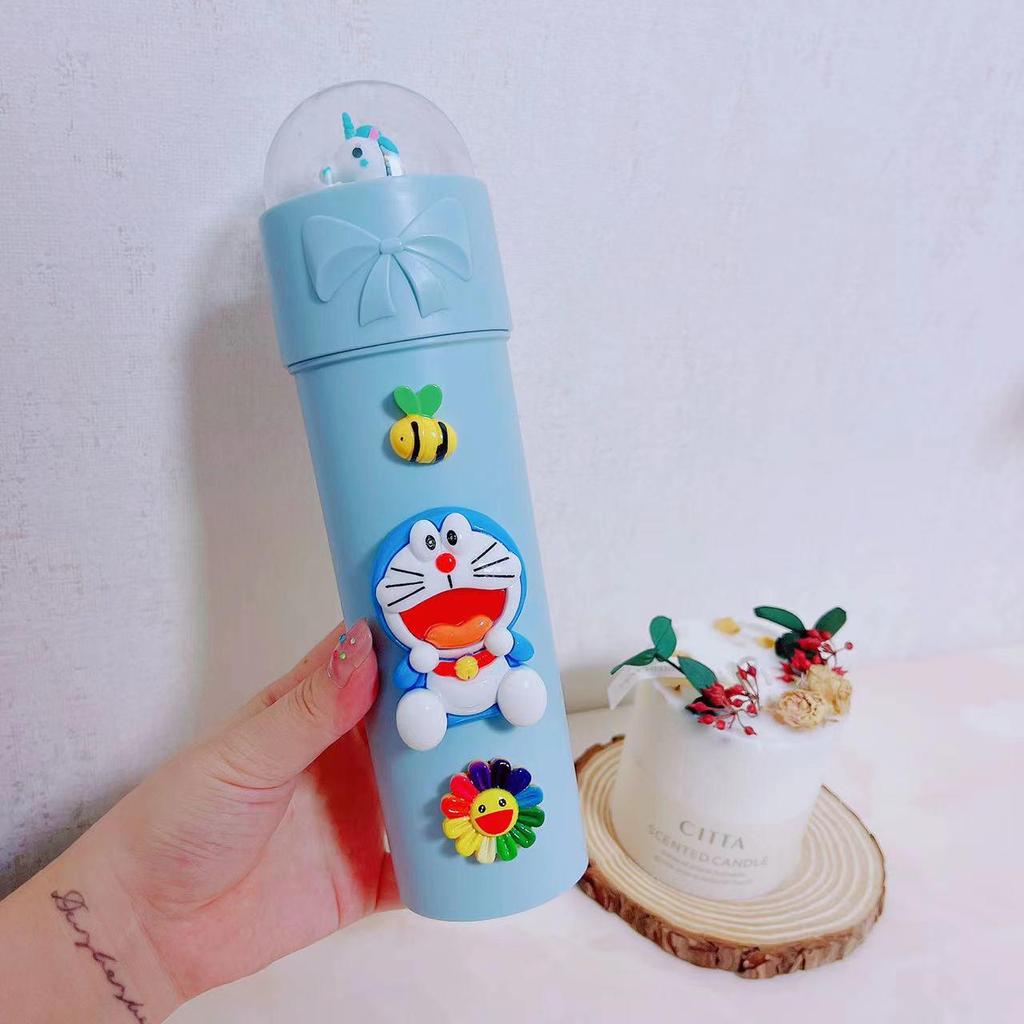 Children's Portable Toothbrush Holder and Mouthwash Cup - Cute Student Travel Toiletries Storage Box
