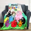 Customiz Name Personality Barbapapa (2) Blanket Soft &Warm Sofa Office Bed Travel Lunch Break Blanket, Gift Suitable for All Seasons