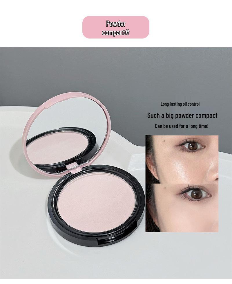 Set Machiaj QIBEST Pudră Cerneală: Ruj, Pudră Compactă, Noroi de Buze, Luciu de Buze, Rimel - Cutie Cadou Frumusețe