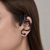 Retro Style Ear Cuff, Realistic Dragon Scale Design Ear Clip, Punk Style 3D Wings Claws Earring, Electroplated Ear Cuff for Daily Life Parties