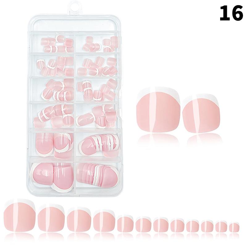 120 buc/cutie Unghii French Press On Nude Roz Mat 12 mărimi Pătrate Extra Lungi Acoperire Completă Gel Moale Vârfuri Unghii False Extensie Unghii