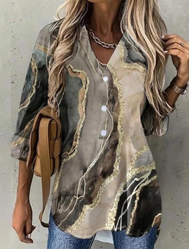 Street Fashion Blue and White Striped Shirt Women Irregular Long-Sleeved Oversized Smock Spring Loose Plaid Top Tide