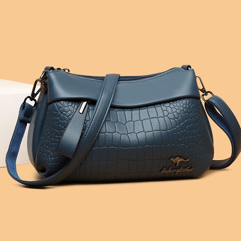 Women's Bag New Style Ladies Mom Bag Large Capacity Soft Leather Handbag Cross-border Wholesale Shoulder Bag