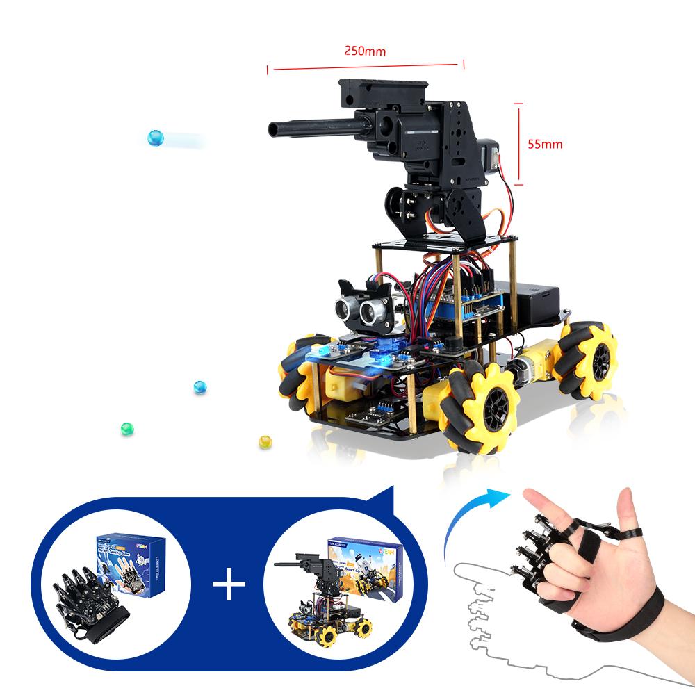 ACEBOTT Sensing Gloves Gesture Control Smart Car Motion-Sening Glove Robot Car kit for Arduino Kit