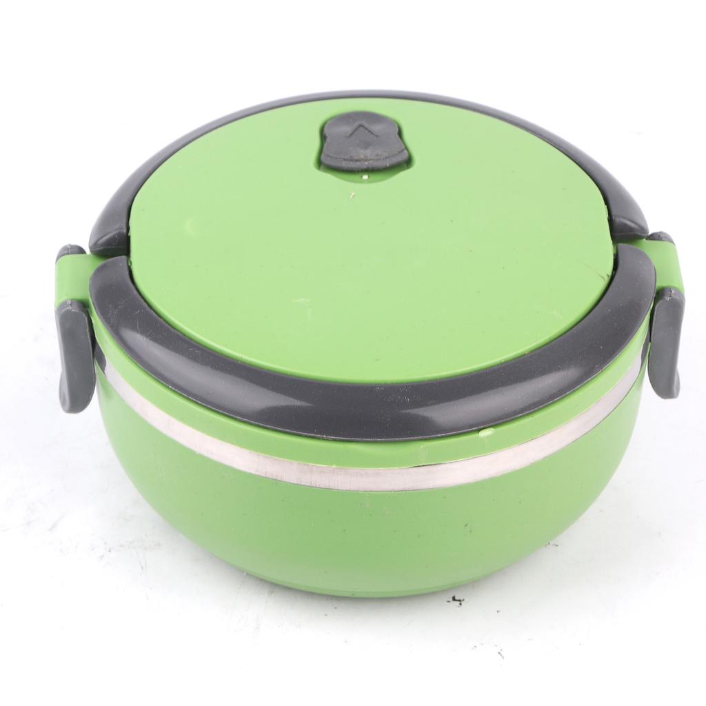 Round 1 Layer Durable Stainless Steel Lunch Box Bento Picnic Food Container