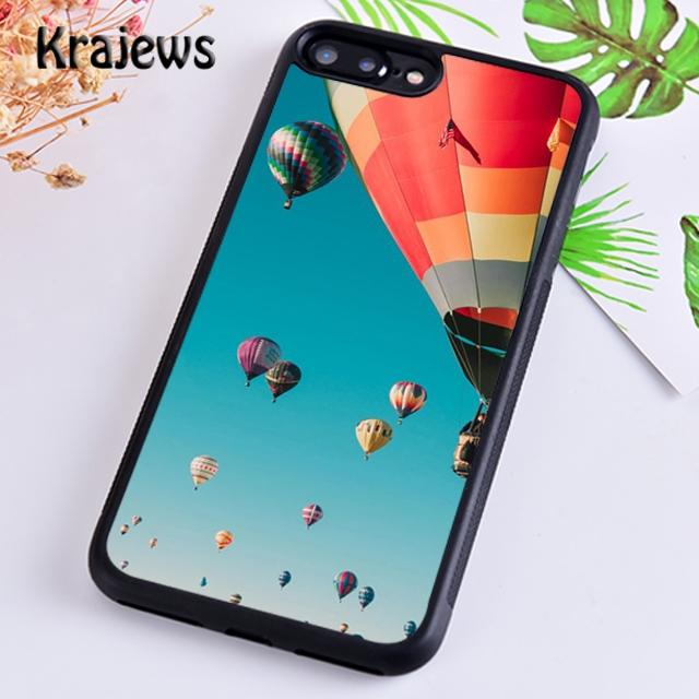 Krajews Hot Air Balloon Art Soft Phone Case Cover For iPhone 17 Air 16 15 14 Plus 11 12 13 Pro Max Plus Coque Fundas