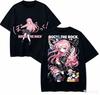 Bocchi The Rock Anime Liebhaber T-Shirt Harajuku Baumwolle Neues Modell High Street Retro Mode Übergroß Unisex Heißes Produkt Weiches Geschenk