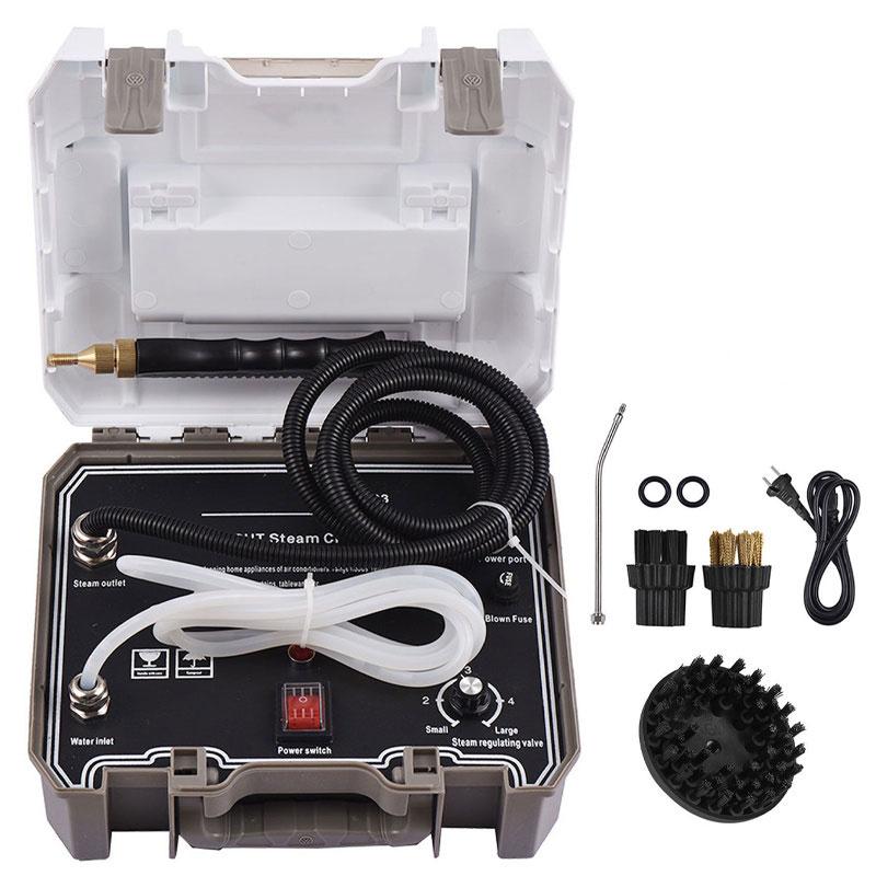 

Ручной пароочиститель, пароочиститель высокого давления, высокотемпературный пароочиститель для дома, кухни, автомобиля, паровая очистка, вилка США/ЕС 220V белый