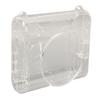 Instant Camera Case Protective Cover Clear Hard Shell with Adjustable Detachable Strap Instant Camera Accessory for
