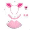 Pig Costume Set Animal Cosplay Decoration for Stage Performances Carnival