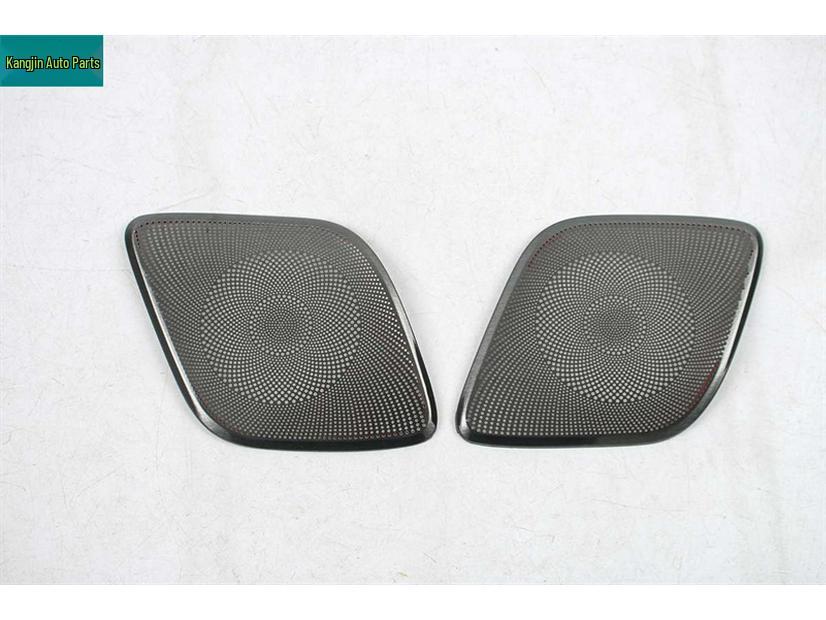 ZEEKR 001 Black Titanium Stainless Steel Front Pillar Speaker Cover Decor.