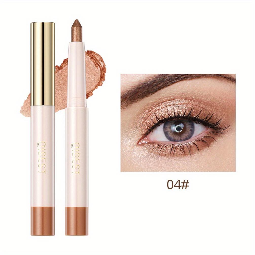 6 Farben Lidschattenstift, Matt Perlglanz Lidschattenstift Textmarker Konturenstift Aufhellender langanhaltender Lidschattenstift Augen-Make-up-Stift