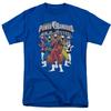 Power Rangers - Team Lineup - Unisex Short Sleeve Children's T-shirt - Blue