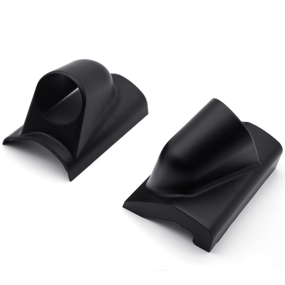 Dragon Gauge Black 2" 52mm Universal A-Pillar Single Hole Dash Gauge Meter Pod Mount Holder Left/Right Hand Drive