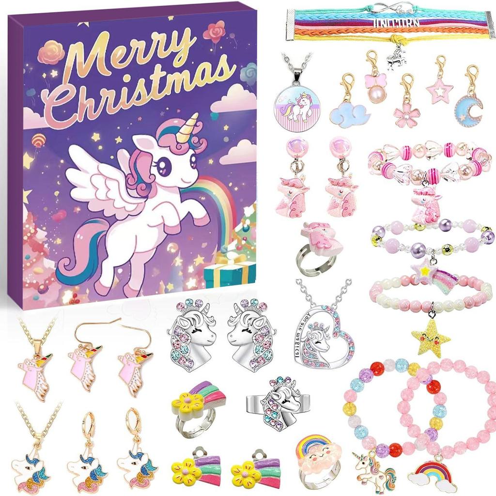Advent Surprise Blind Box Set: DIY Creative Countdown Jewelry Christmas Gift