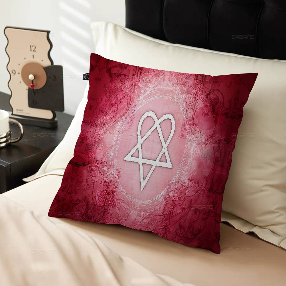 Him Band Ville Valo Singer Cushion Cover Pillowcase Upholstery Sofa Throw Pillow Home Decor Pillowcas