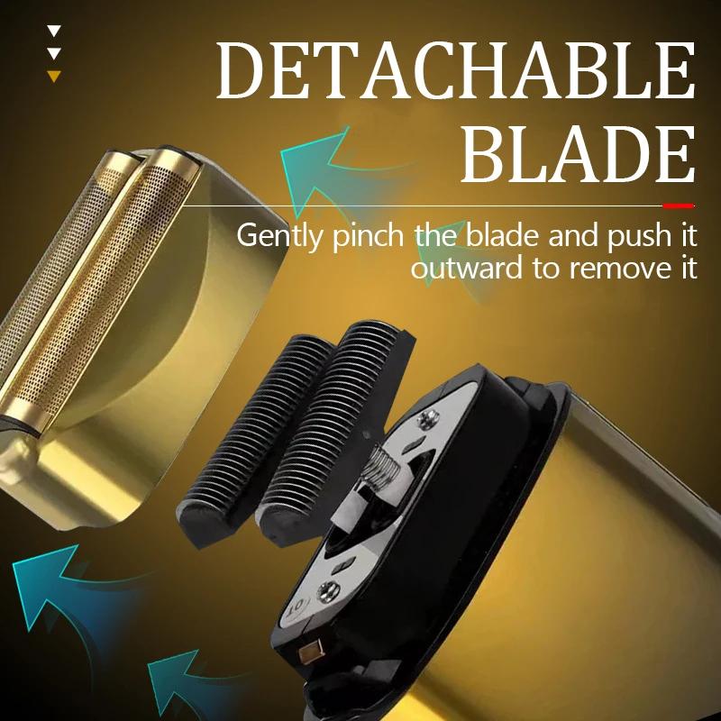 Electric Shaver Hair Rechargeable Beard Foil Razor For Men Bald Head Shaving for Men Machine