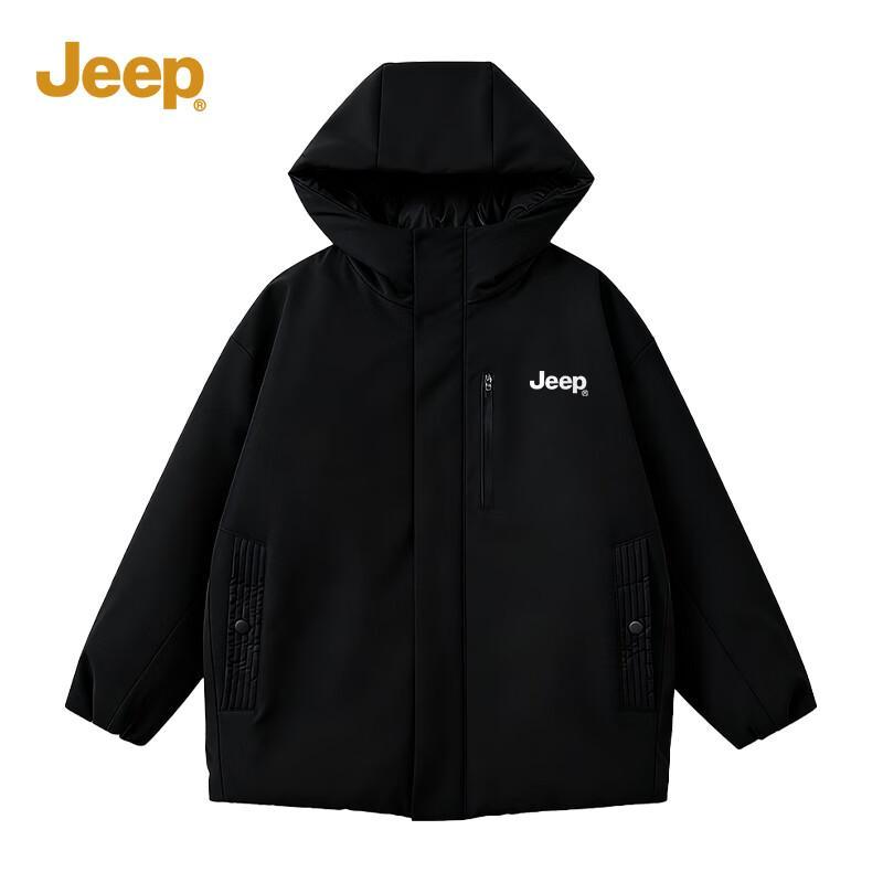 

JEEP Men s Hooded Winter Padded Parka Jacket XL