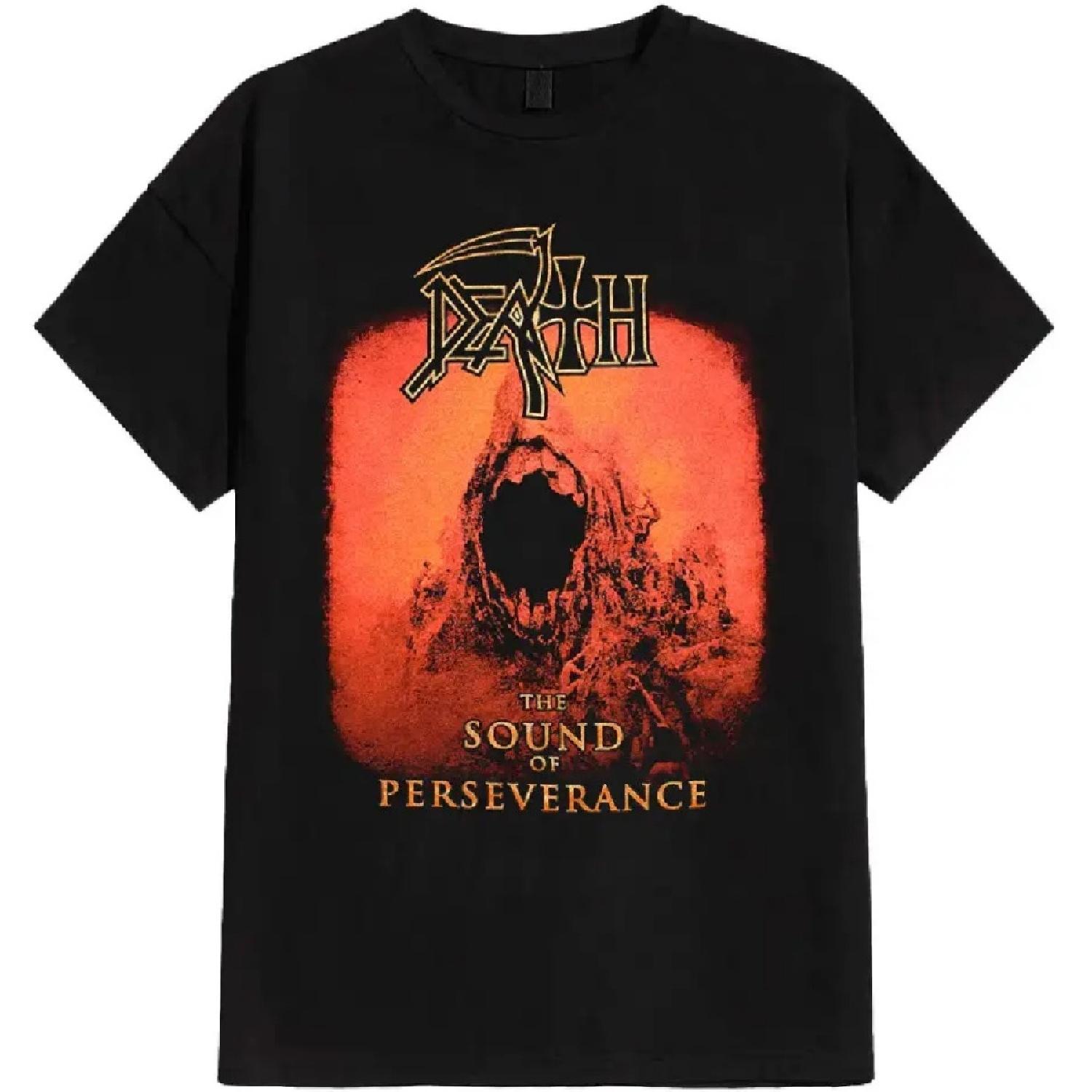 

American Death MetalBlack Metal T-shirt Men s Women s Hip Hop Tee Heavy Metal Cotton Overszied Short Sleeves Y2k Men s Clothing XXXXXL